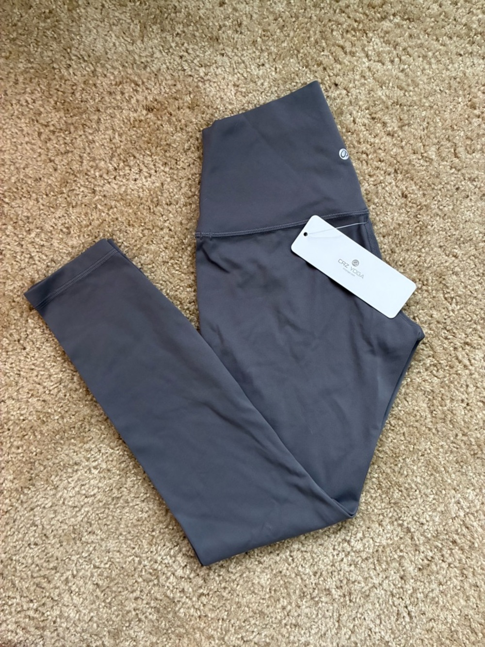 NWT CRZ Yoga Leggings Womens Small Gray High Rise Buttery Soft